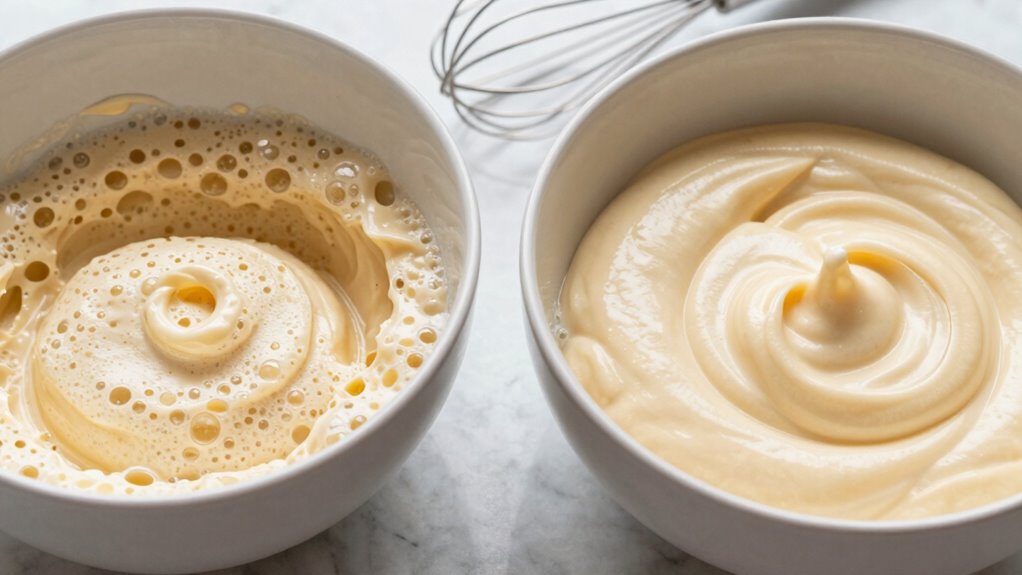 when to gently beat batter