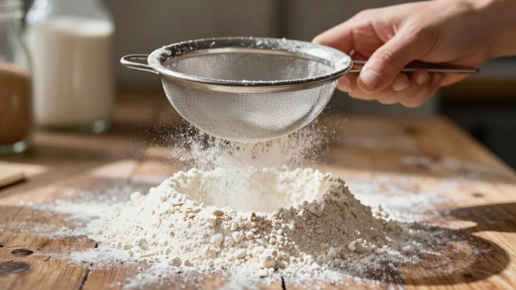 when to sift flour