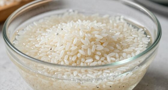 when to soak rice