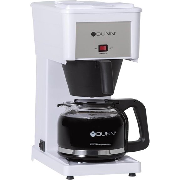 BUNN GRW Velocity Brew 10-Cup Home Coffee Brewer White