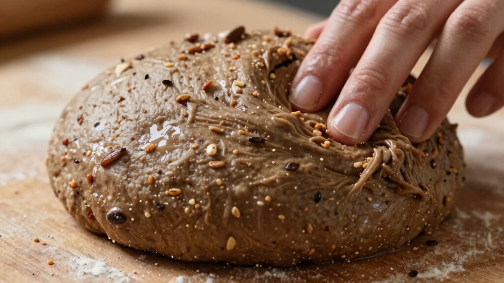 whole wheat dough stickiness