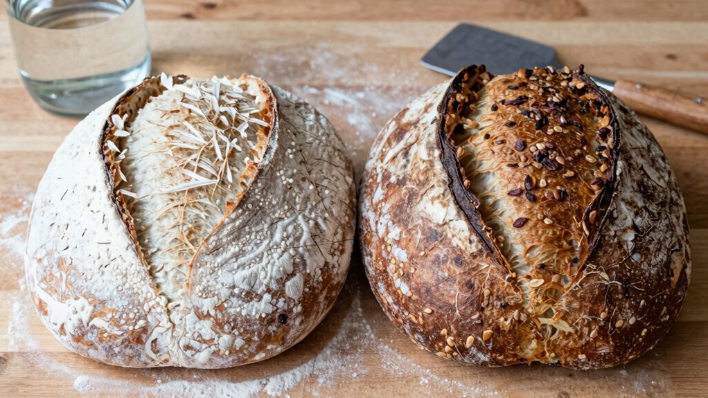 whole wheat inhibits gluten development