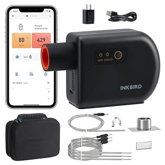 INKBIRD Wi-Fi & Bluetooth BBQ Temperature Controller