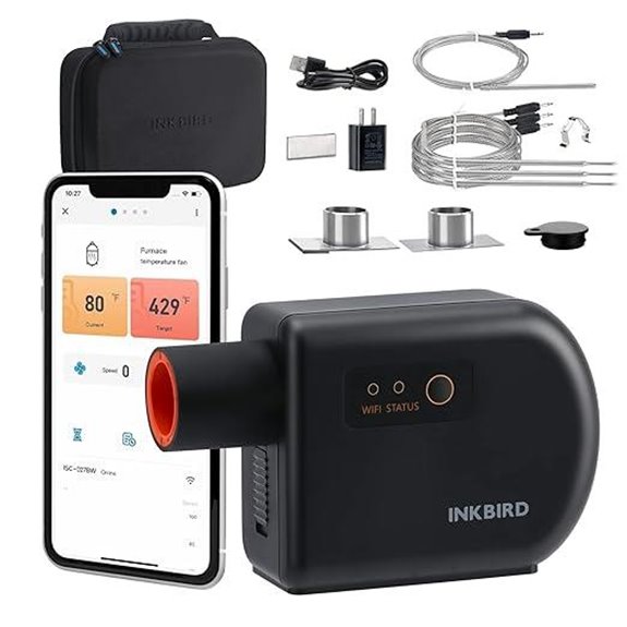 INKBIRD Wi-Fi & Bluetooth BBQ Temperature Controller