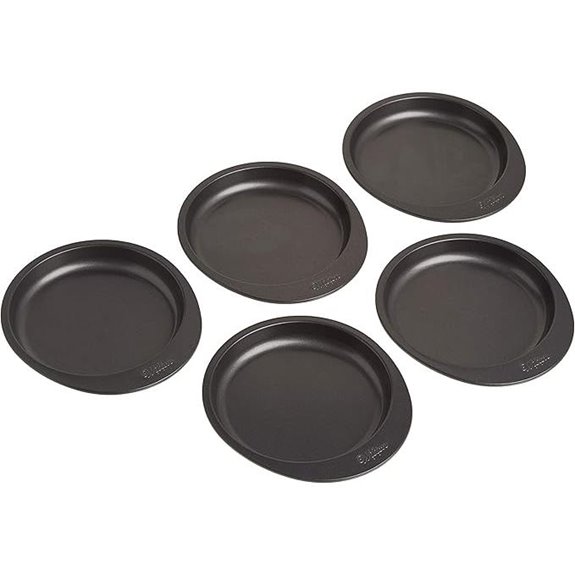 Wilton Easy Layers 5-Piece Layer Cake Pan Set 6-Inch Steel