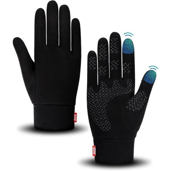 winter touchscreen glove set