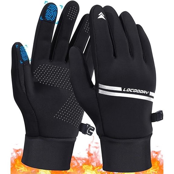 winter windproof touchscreen gloves