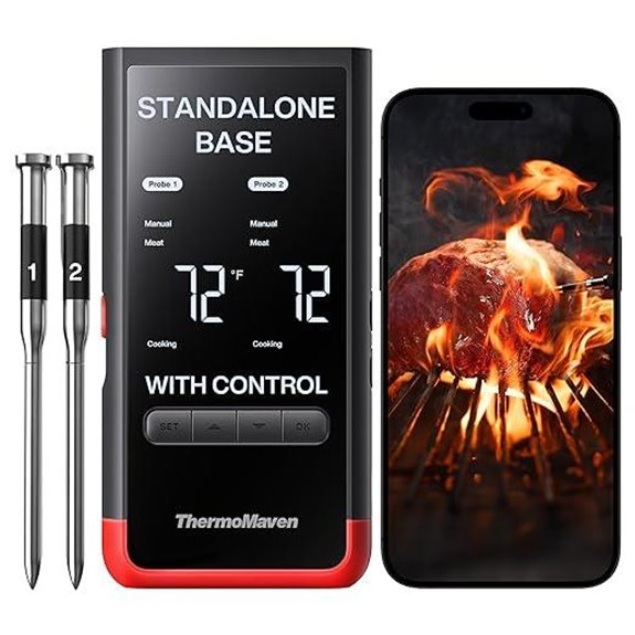 ThermoMaven Wireless Bluetooth Meat Thermometer with 6 Sensors