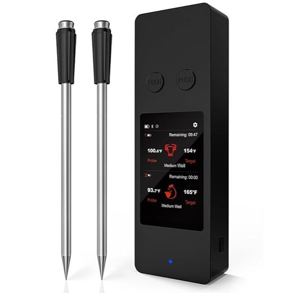 Bluetooth Meat Thermometer with App and Probes