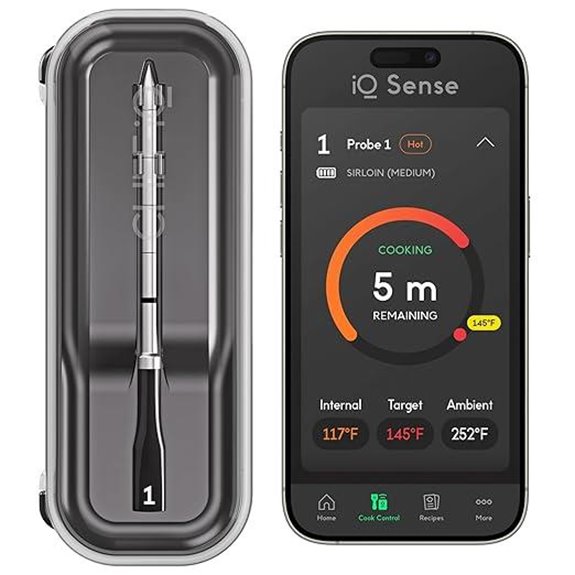 CHEF iQ Sense Wireless Meat Thermometer with 5 Sensors