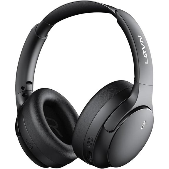 LEVN Wireless Noise Cancelling Headphones 70H Battery