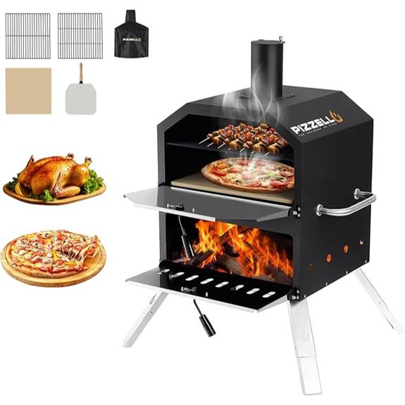 PIZZELLO 16 Wood-Fired Outdoor Pizza Oven