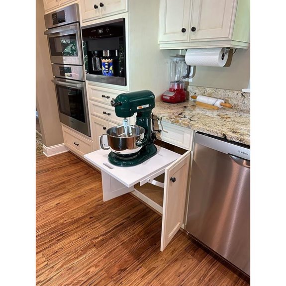 Wood Technology Kitchen Appliance Lift with Lock