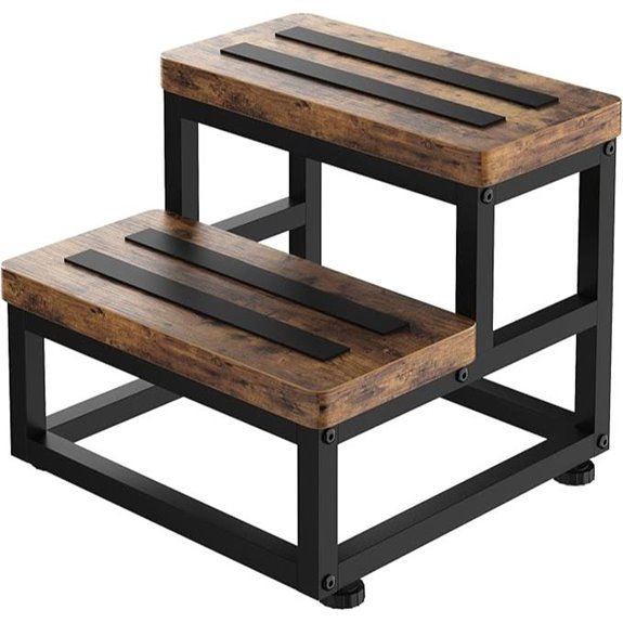 Wooden Step Stool for Adults and Kids