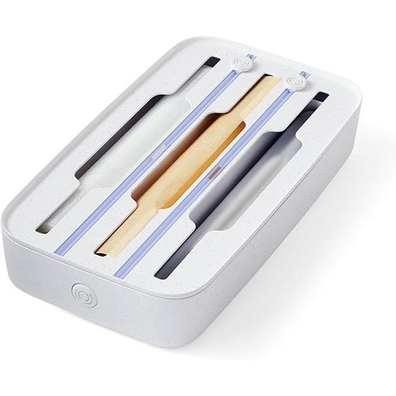 YouCopia StoraRoll Wrap Dispenser with Safety Cutters