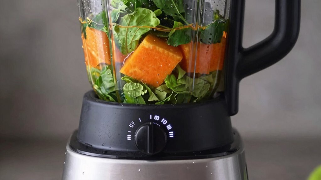 adjust speed for optimal blending