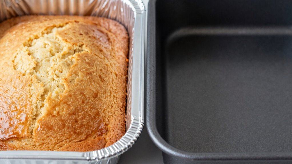aluminum pans ensure even baking