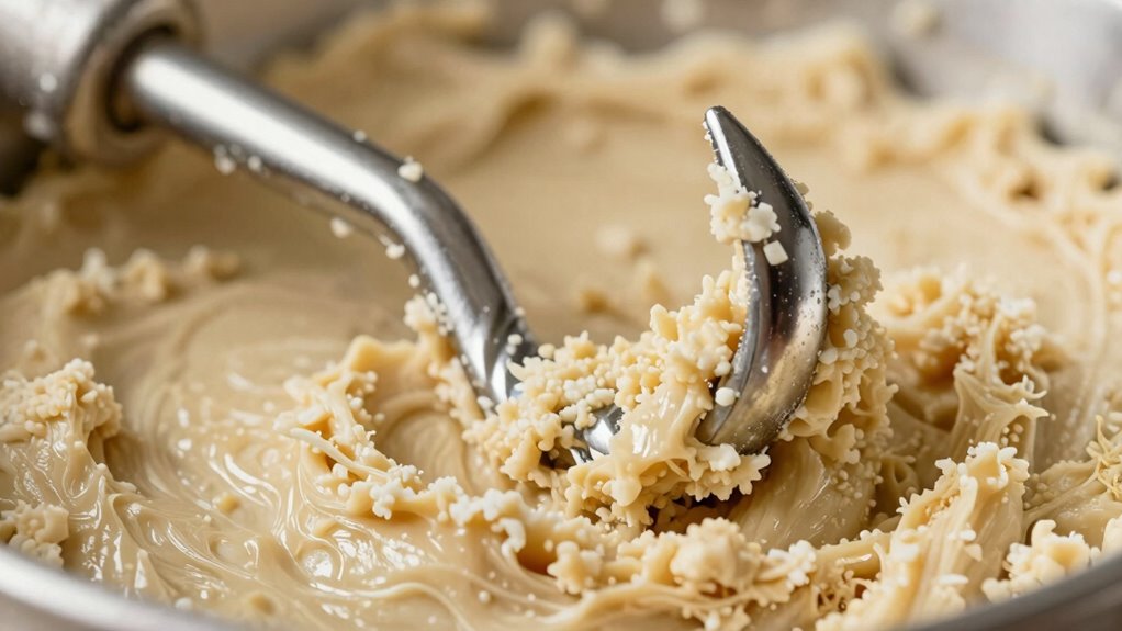 avoid over kneading dough