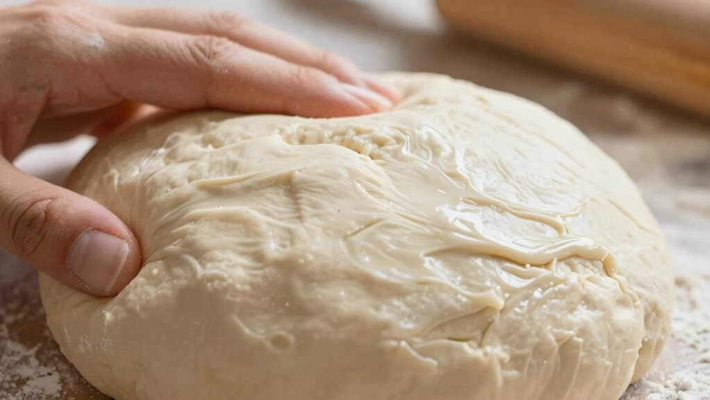 check dough elasticity and texture