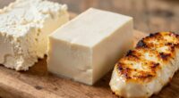 different cheeses and proteins