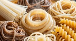 diverse noodle textures and shapes