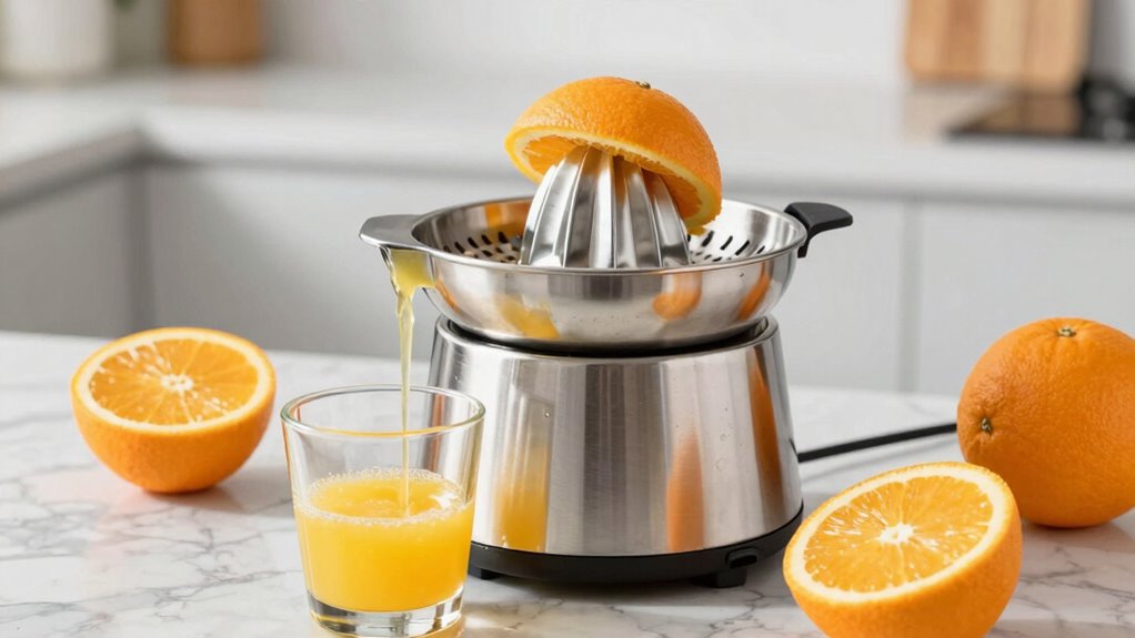 efficient citrus juice extraction