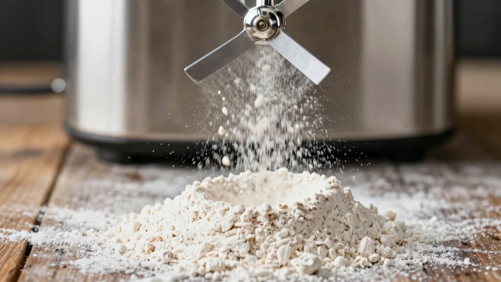 flour type affects mixer