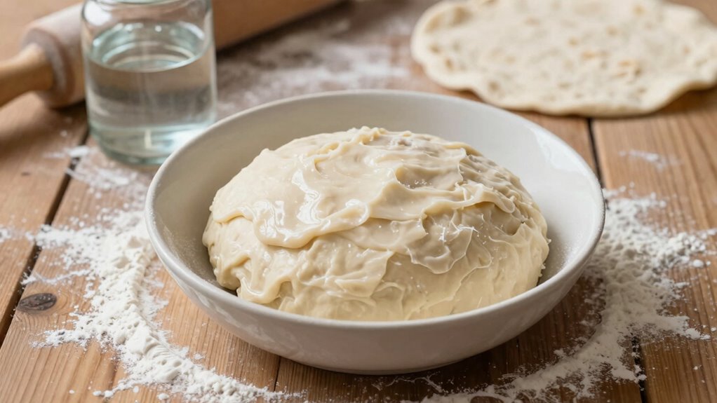 flour water ratio influences gluten