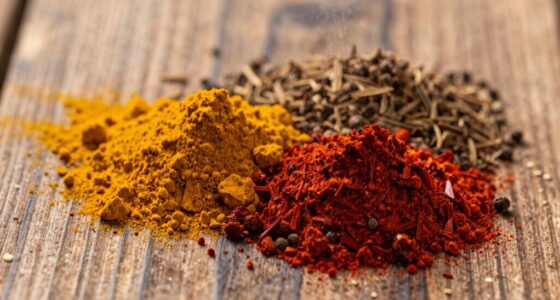 freshly ground spices aroma