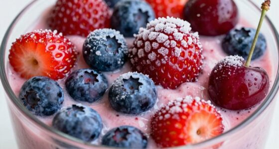 frozen fruit enhances smoothies