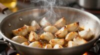 garlic burns during cooking
