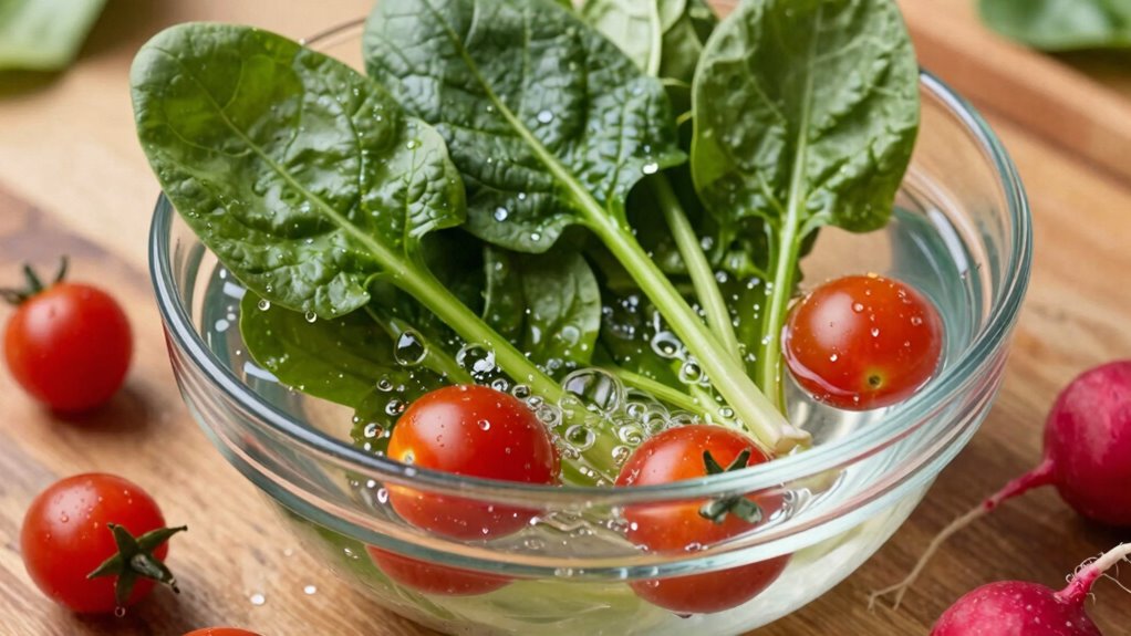gentle produce cleaning method