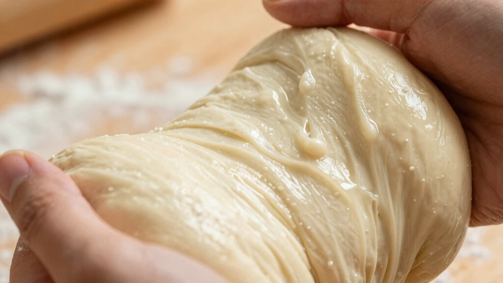 gluten development and elasticity