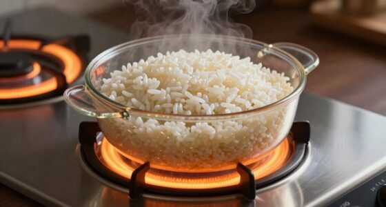 heating method alters rice