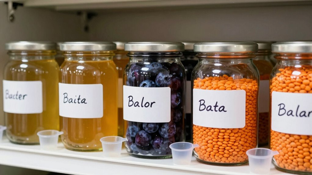 label organize reduce waste