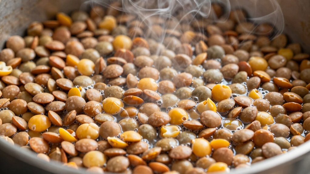 lentil cooking behavior explained