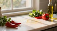 lighting enhances food presentation