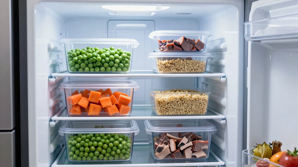 maximize freezer storage space