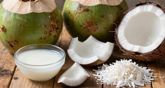 multiple ingredients in coconut milk