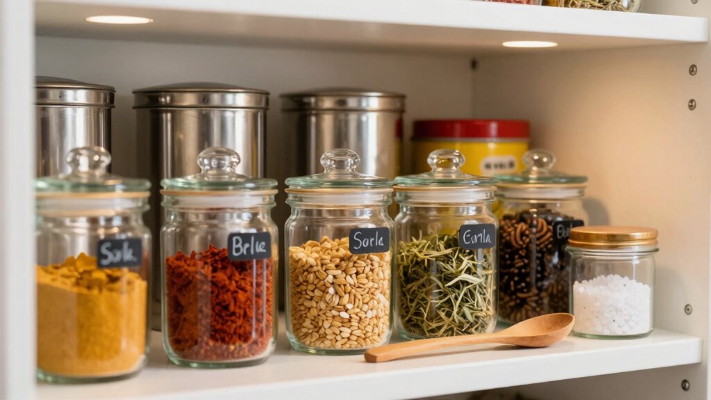 organize ingredients for quick cooking
