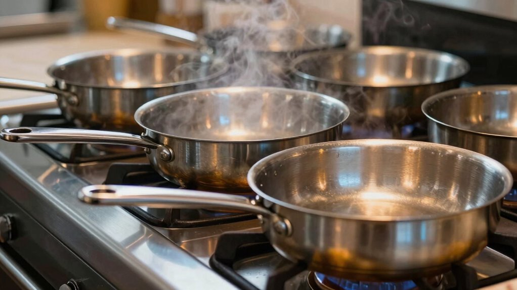 pans heat conduction differences
