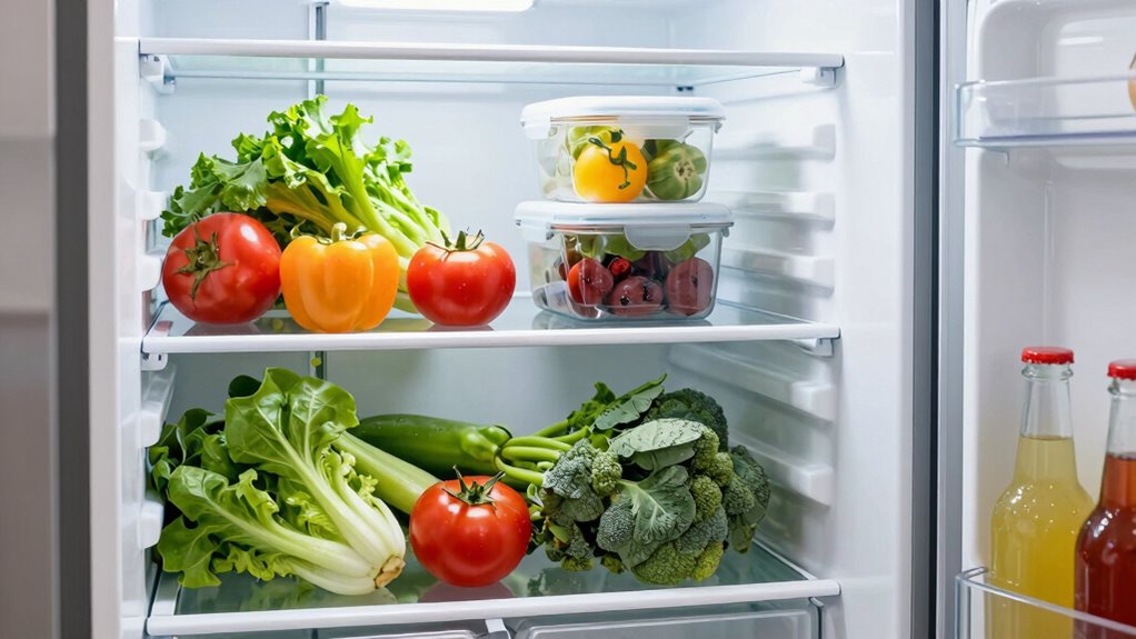 properly organizing fridge shelves