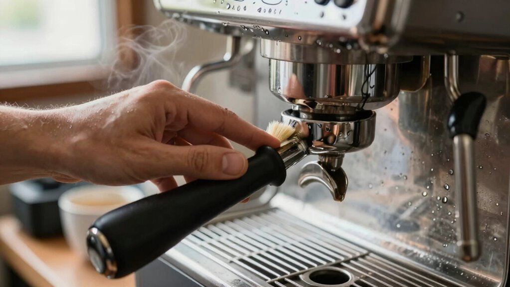 regular coffee equipment cleaning