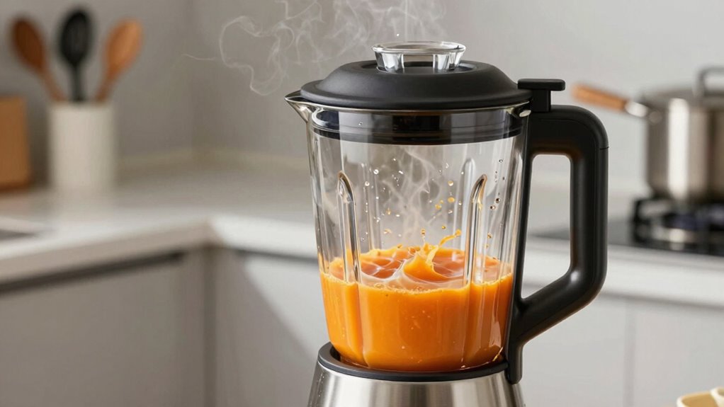 safe hot liquid blending techniques