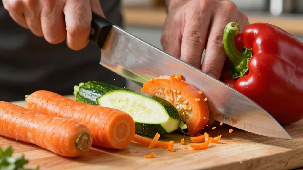 santoku knife prep speed