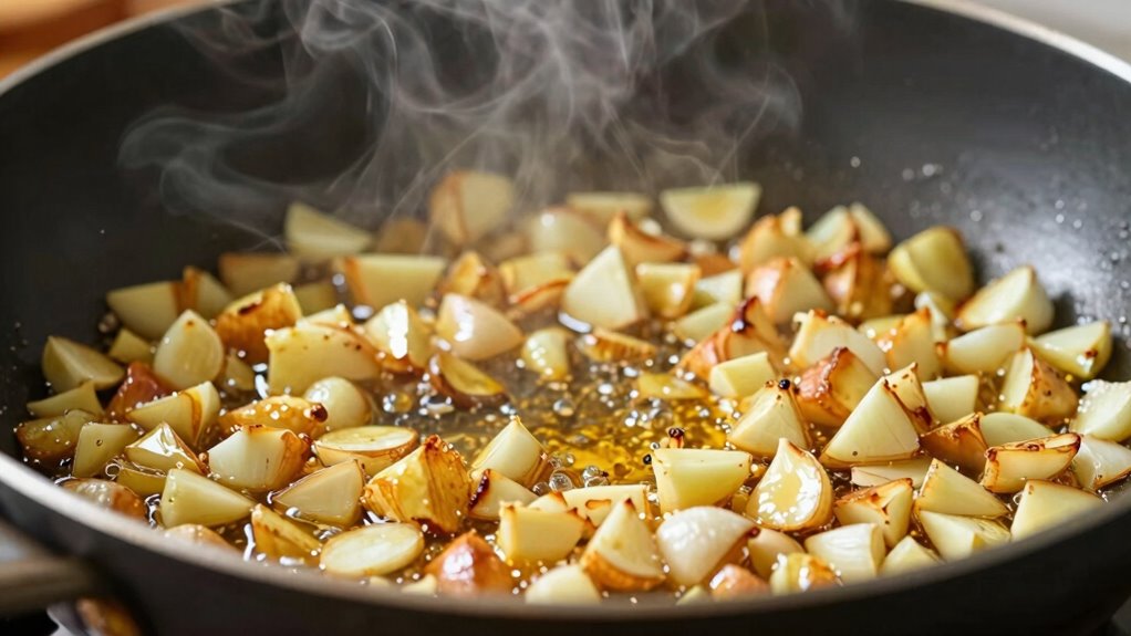 saut until aromatic aroma