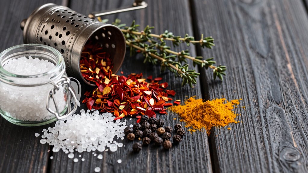 seasoning versus spicy flavors