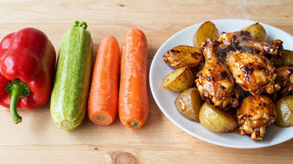 separate raw and cooked foods