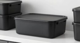 slim space saving storage container
