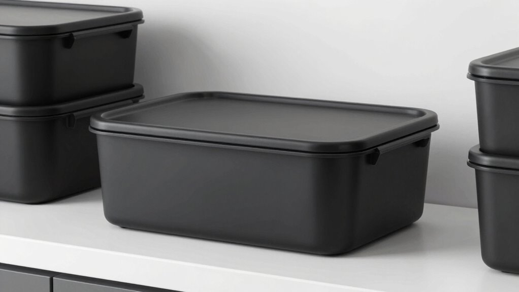 slim space saving storage container